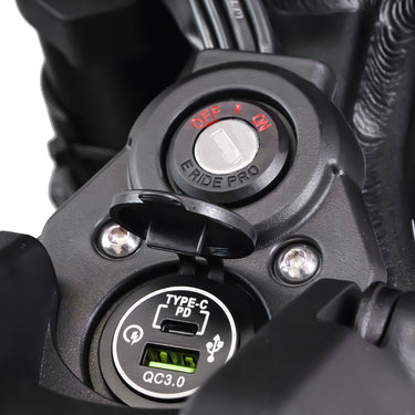 Key ignition close up